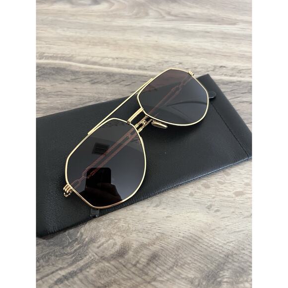 Fred FG40030U 30E Gold Frame Rope Cable Sunglasses Pilor Aviators Unisex - Picture 3 of 13